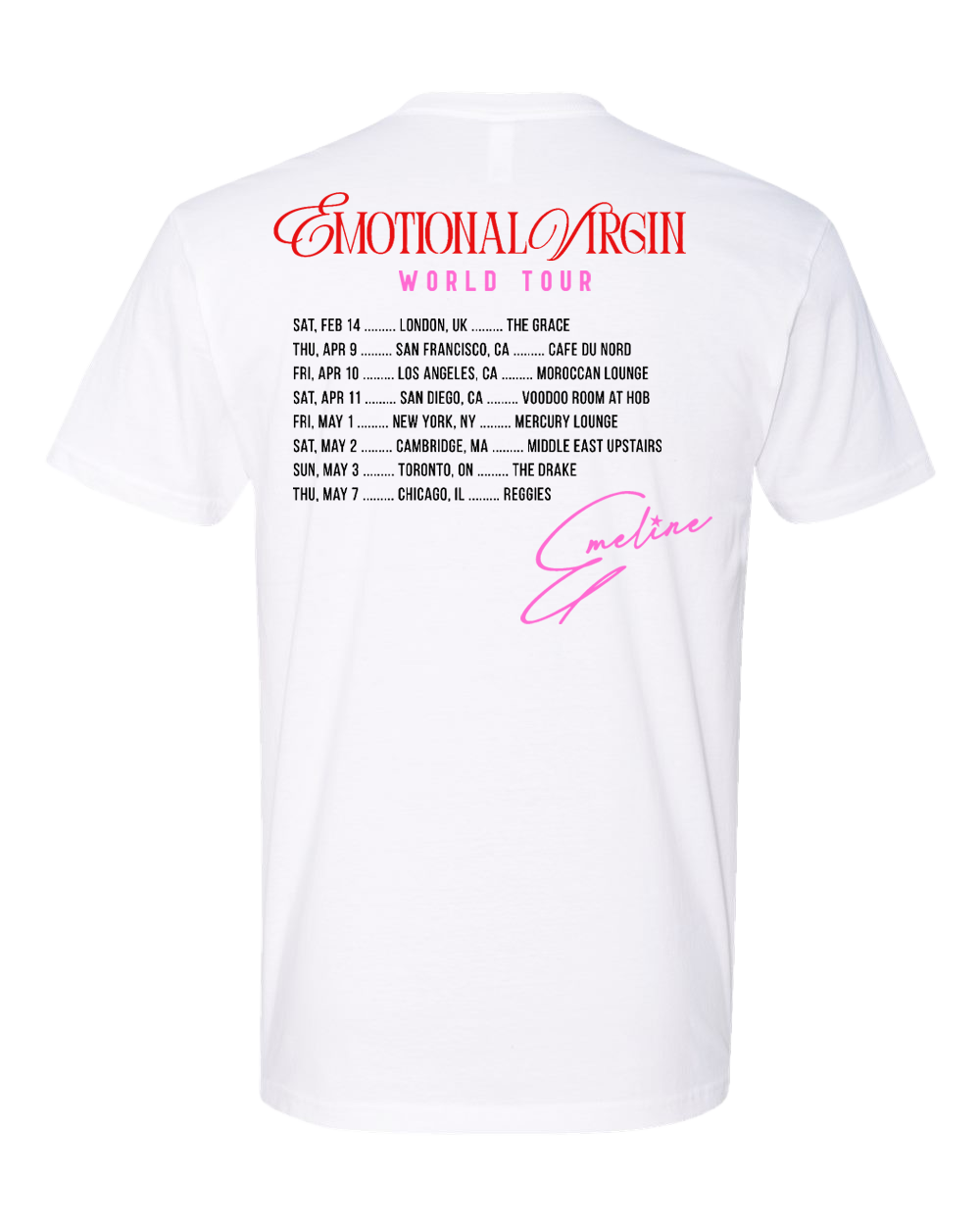 Emotional Virgin Tour Tee